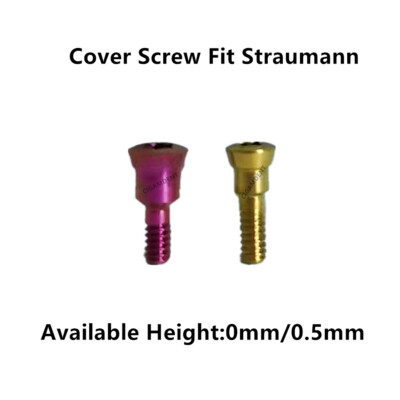 10Pc Dental Cover Screw Closure Cap RC NC 0/0.5 Fit Straumann ITI Bone Level BLT