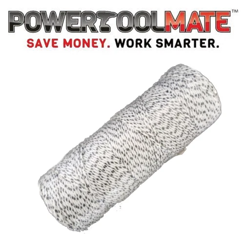 Marshalltown 500ft/152m White Flecked Braided Brick/Bricklayers Mason Line M635