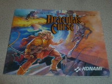 NINTENDO NES CASTLEVANIA III DRACULAS CURSE INSTRUCTION MANUAL ONLY KONAMI