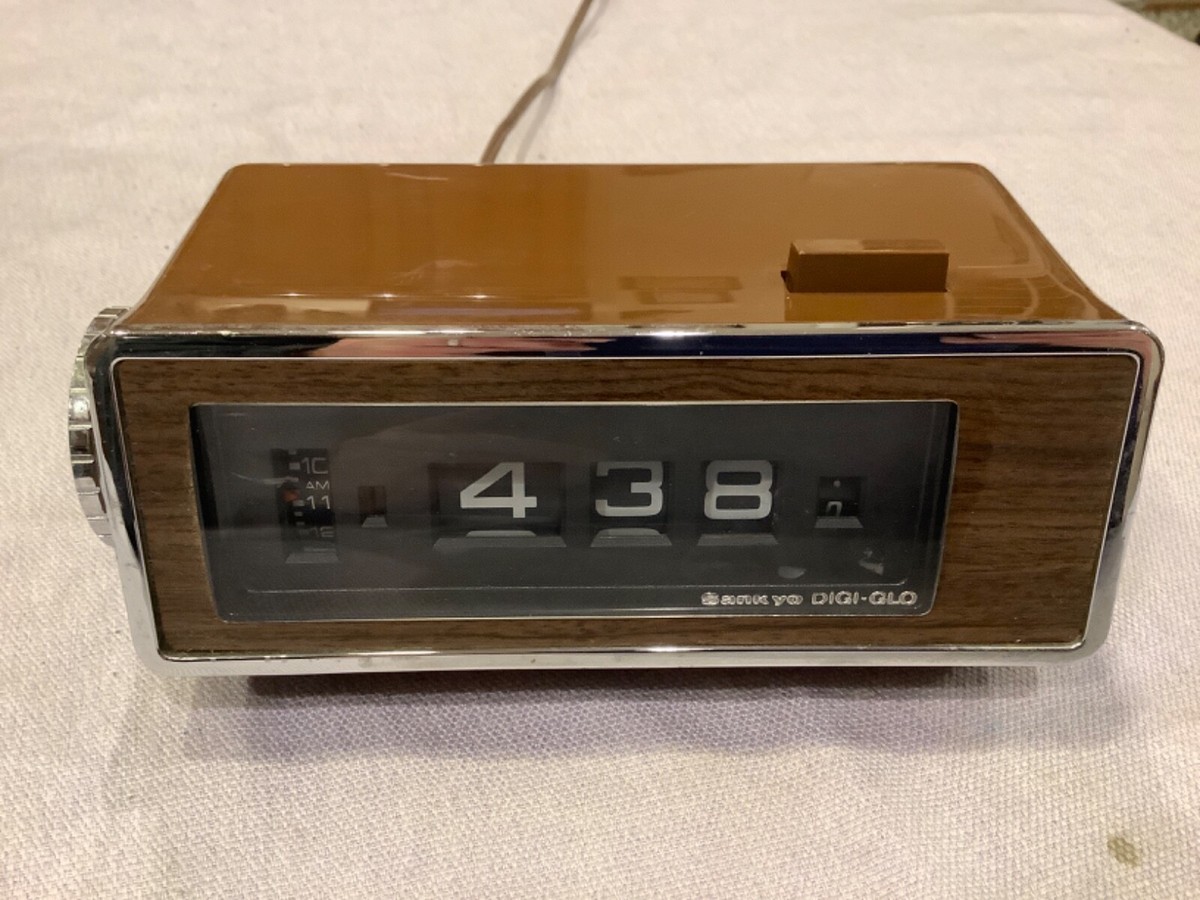 Vintage Sankyo No. 511 Digi-Glo Electric Digital Alarm Clock