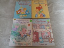  4  1984 Happy House Care Bears Coloring Books