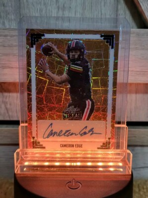 2024 Leaf Metal TRUE # 1/1 Cameron Edge GOLD Laser Auto RARE Sealed 
