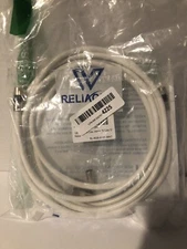 10FT RG6 Quad Cable Black White Coaxial F Extension Wire Satellite TV Antenna