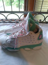 jordan 13 white soar green