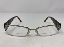 Christian Dior Italy CD3739 EJ7 52-17-140 Chrome Half Rim Eyeglasses Frame YP31