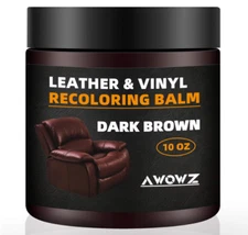 Leather Recoloring Balm, 10OZ Leather Couch Repair Kit, Leather Restorer for Cou