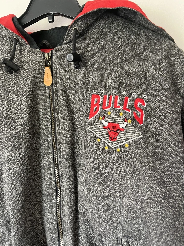 Chaqueta De Colección NBA Licencia Oficial Chicago Bulls Starter Adulto Talla L Foto 3 de 4