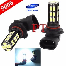 9006-HB4 Samsung LED 30 SMD White 6000K Headlight 2x Light Bulbs #Yx1 Fog Light