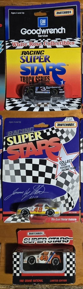 9 MATCHBOX RACING SUPER STARS NASCAR WINSTON CUP RACE CAR 1/64 DIECAST CARS - Image 3 of 4