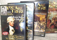 You Are There Hosted Walter Cronkite 8 Episodes 4 DVD's CBS News Series LOT