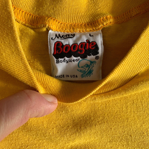 70s - 80s MOREY BOOGIE BOARD LONG SLEEVE T-SHIRT MEN SZ S BODYBOARD SURFING SURF - Picture 6 of 11