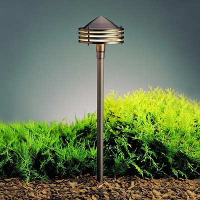 Low Voltage 1 light Path Lamp - 6 inches wide - Landscape - Path -