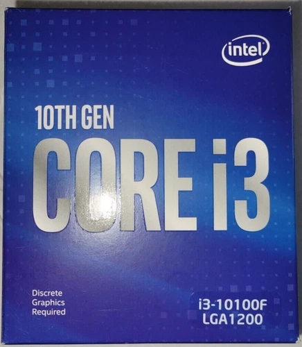 Intel Core i3-10100F 4-Core Comet Lake 3.6GHz 8GT/s 6MB LGA 1200 BX8070110100F. 