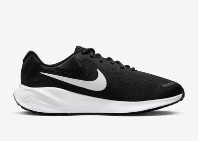 Nike Revolution 7 Men Running Shoes Black White FB2207 001 Size 11 Gym Outdoor NIKE Revolution 7 Mens FB2207-001 (Black/White), Size 11.5  main image 3