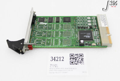 34212 APPLIED MATERIALS PCB, DEVICENET SCANNER, SST-DNP-CPCI-3U-1-NC 0190-10156
