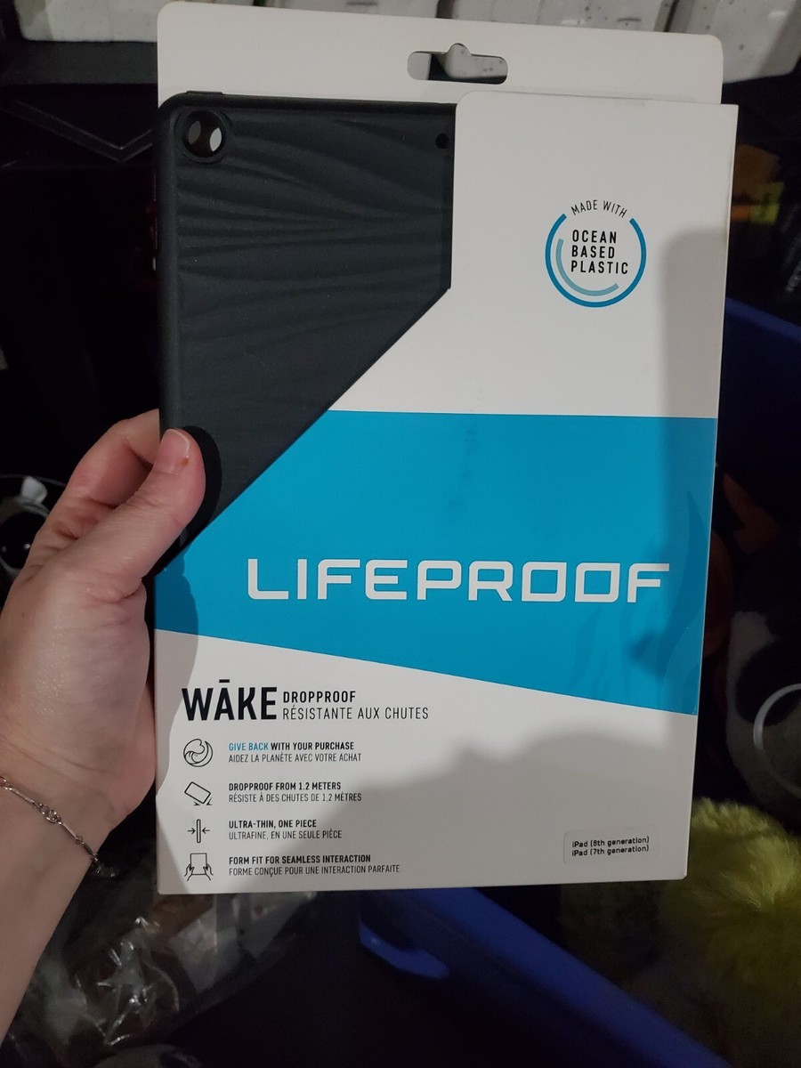 NEW In Pkg LifeProof WAKE SERIES Case for iPad iPad 8th Gen, iPad 7th Gen  BLACK