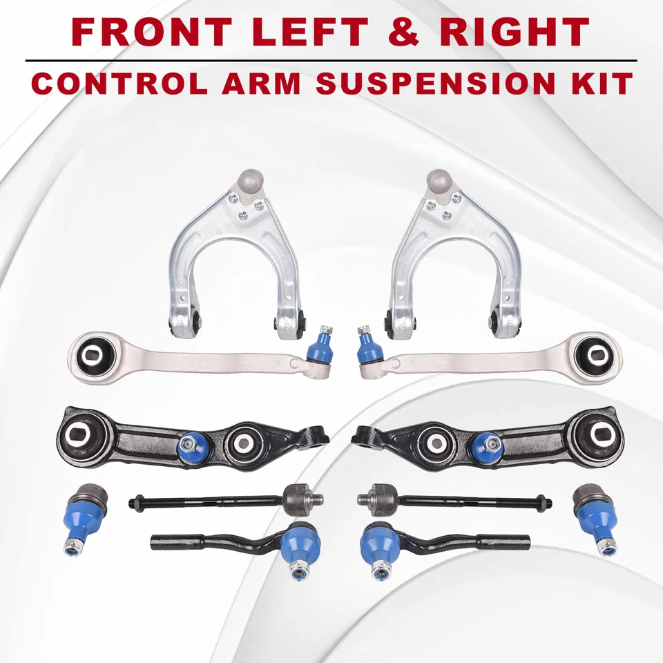 12Pcs Control Arms Tie Rod Ends Suspension Kit For Mercedes-Benz W211 E320 E550 - Image 2 of 4