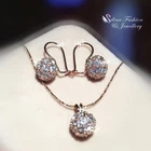 18K Rose Filled Made With Swarovski Crystal Studded Sparkling Disco Ball Set