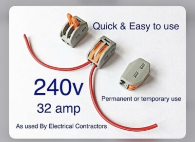  100 x Wago (Typ) Pct-412 Push Wire Elektrische Steckverbinder (CE)