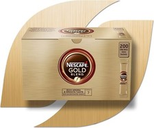 Image of Nescafe Gold Blend Coffee Sticks Sachets x 200 Single Use Sachets