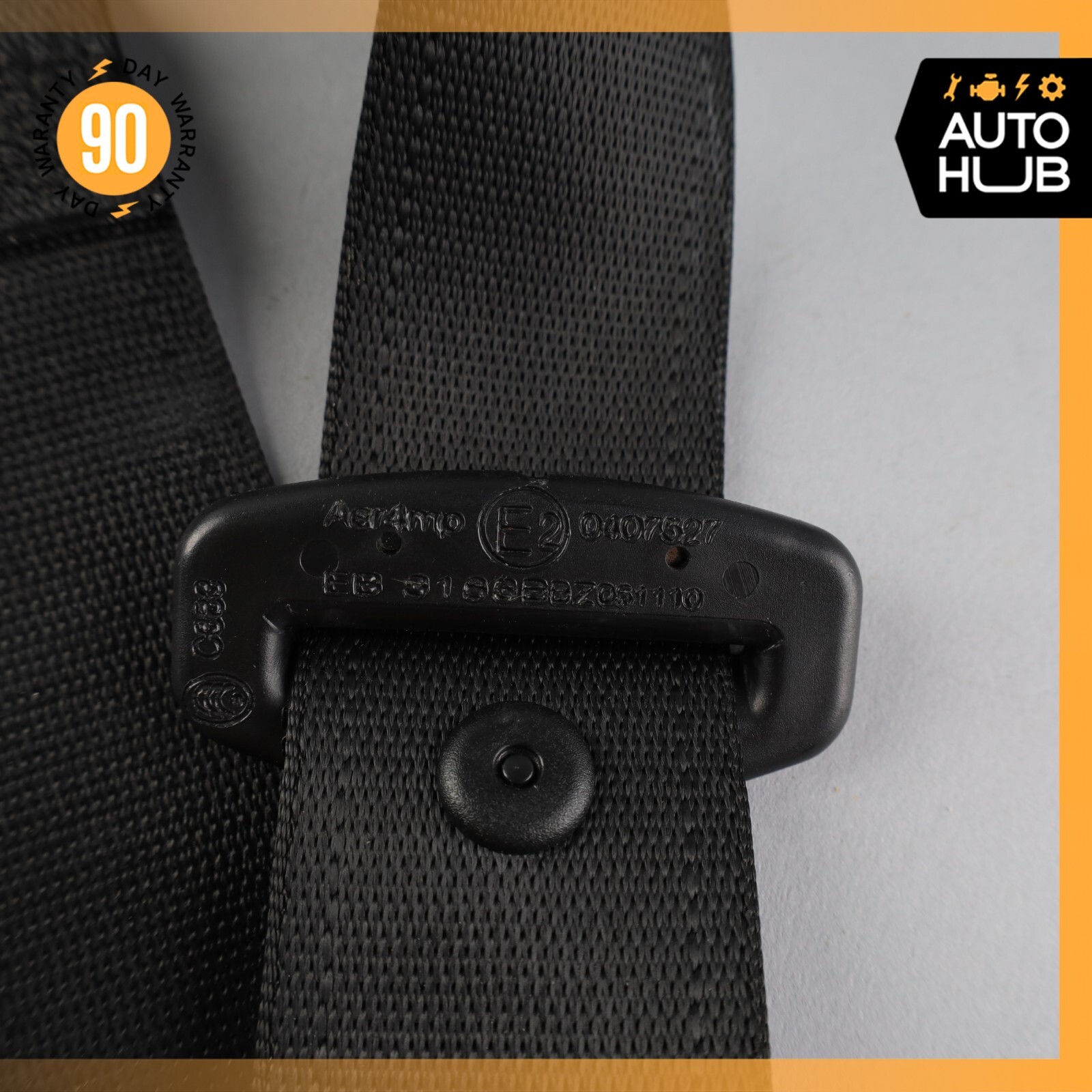 09-13 Maserati Quattroporte S M139 Front Left Side Seat Belt Black OEM 74k