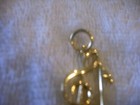 Vintage 70's Gold Tone Musical Note Necklace Pendent Costume Jewelry Instrument — photo 3