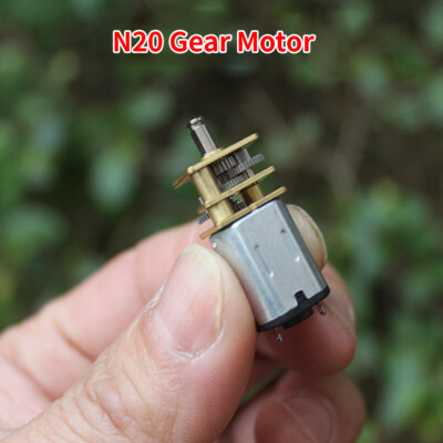 Mini N20 Gear Motor DC 3V-6V Slow Speed Full Metal Gearbox Electronic Door Lock