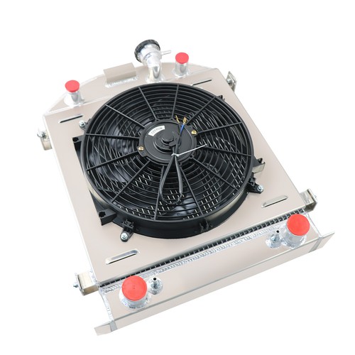 3 Row Radiator Shroud Fan For Ford Model Base 3.3L L4 Flathead Engine 1928 1929 - Foto 5 di 9