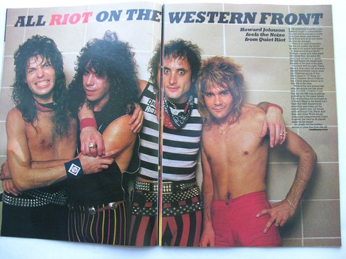 KERRANG Nov 17 1983 No 55 The Enid Quiet Riot Flexi Rock Goddess Wendy Stapleton - Picture 2 of 4