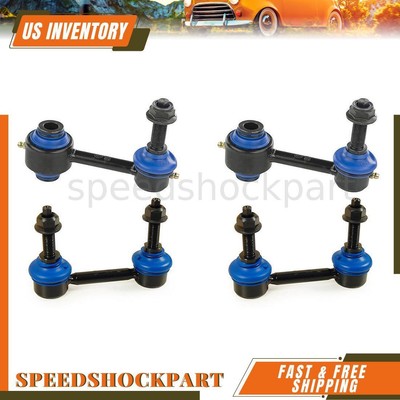 Front Rear Set Suspension Stabilizer Bar Link Kit fits 2016 2017 Dodge Durango