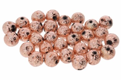 10 Stck. (0,45   */ 1 Stck.) Lava rose 8S251  - 8mm Edelstein Kugel 10 Stück