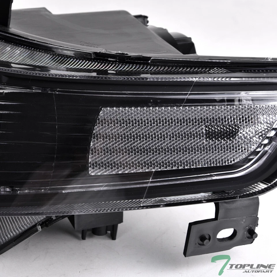 Topline For 2004-2008 Acura TSX JDM Projector Headlights Signal Nb - Black Clear — 第 3/4 张图片