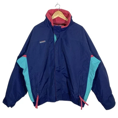 Gilet De Pêche Vintage Eagle Claw Deluxe Années 90 - Bleu Marine, Taille L/XL, Unisexe