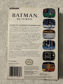 Vintage Batman Returns Nintendo NES Complete In Box