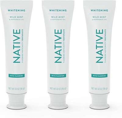 Native Toothpaste Made from Naturally-Derived Cleaners and Simple Ingredients...
