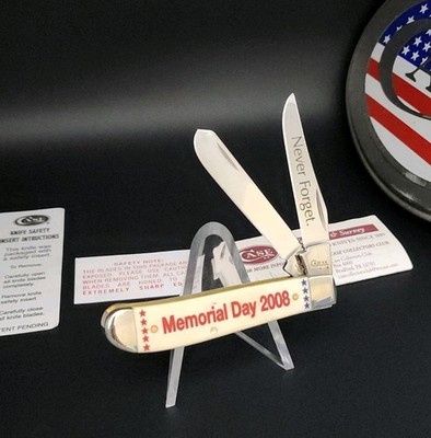 2008 Case XX Natural Bone Mini Trapper 6207 Knife USA Rare colorway NOS MINT