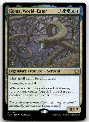 Koma, World-Eater #121 (NM) Foundations FDN Magic MTG