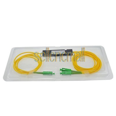 ONE SC 1X2 PLC Singlemode Fiber Optical splitter FTTH PLC SCAPC NEW