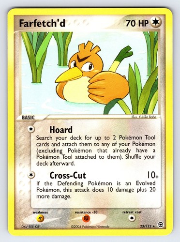 Farfetch'd 23/112 2004 EX FireRed & LeafGreen Pokemon Card Non Holo Rare TCG Nm
