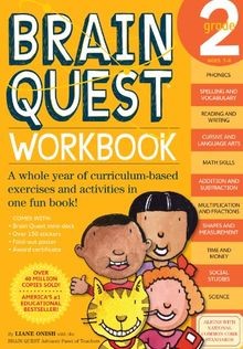 Brain Quest Workbook Grade 2 von Onish, Liane | Buch | Zustand gut