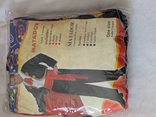 adult fancy dress costume one size spanish matador mens