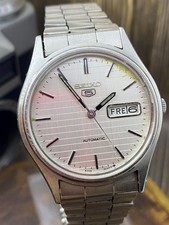 Vintage Seiko 5 Automatic 6309 17 Jewels D/D Japan made Man's Wrist Watch 9288
