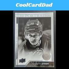 2017-18 Upper Deck UD Portraits Valentin Zykov Rookie Carolina Hurricanes #P-99