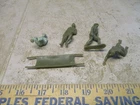 VTG Marx WWII Plastic Army Men Wounded Stretcher Rider 45mm Playset J83 Navarone
