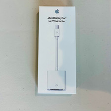 Apple - Mini DisplayPort to DVI Adapter - White A1305 NEW