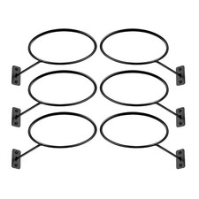 6 Pcs Basketball Mount Storage Rack Display Wall Football Organizer