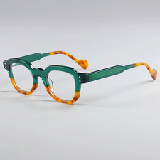 Square Acetate Eyeglasses Frames Fashion Classic Men Women Reading Glasses