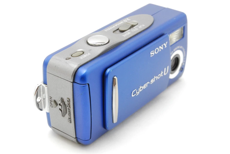 Rare! [NEAR MINT] Sony Cyber-shot DSC-U20 2.0 MP Digital Camera Blue From JAPAN - Image 3 of 4