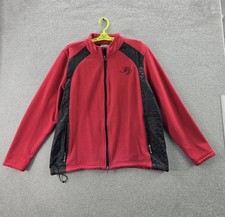Harley Davidson Women&rsquo;s 2XL Red/Black Fleece Jacket Full Zip Embroidered Logo