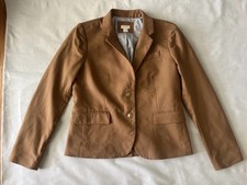 J. Crew Schoolboy Preppy Wool Blend Blazer Size 10 Women's Academia